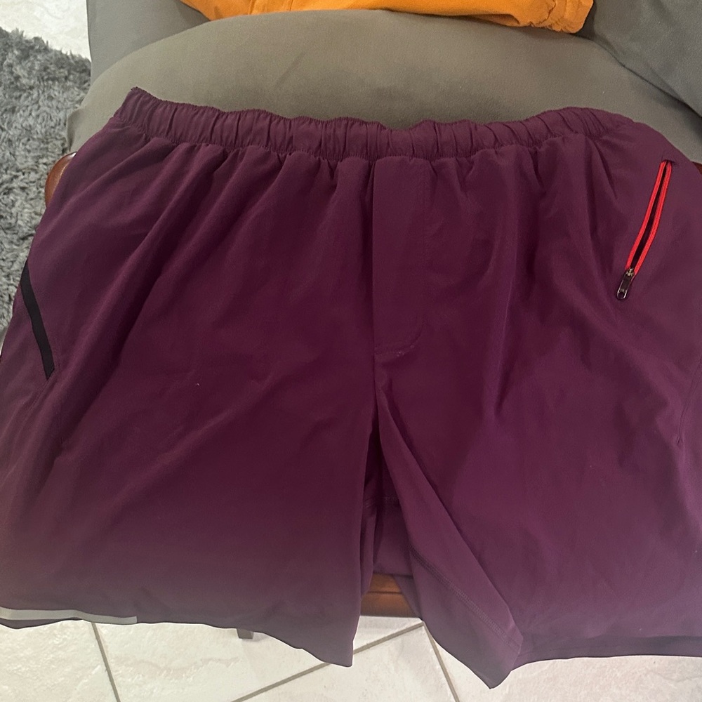 lululemon athletica Men's Deep Purple Athletic Shorts